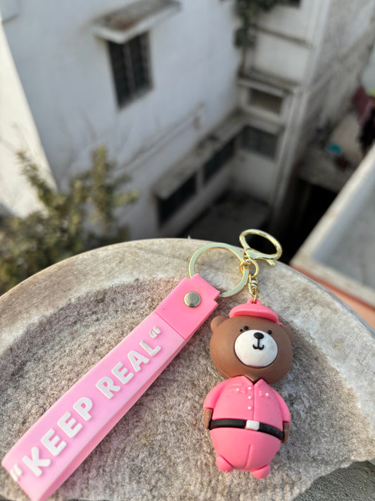 Keychain | Pink Teddy Keychain