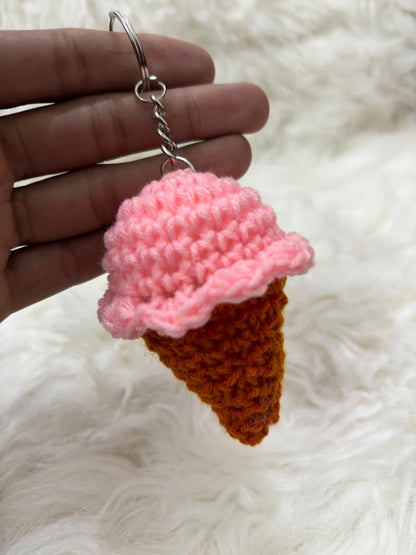 Crochet Keychain Softy | Vanila Cream