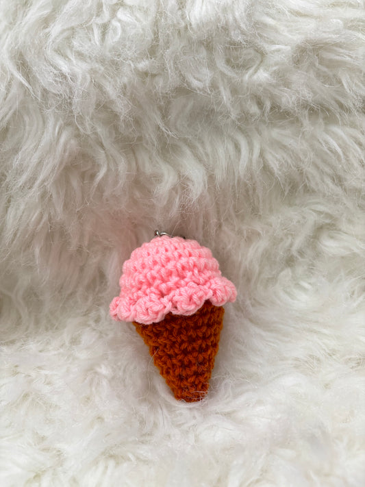 Crochet Keychain Softy | Vanila Cream