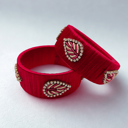 Zari Noor Fabric Bangles