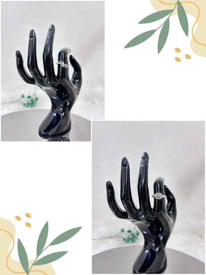 Frosted Pearl | Blossom Bands | Anti-tarnish | Ring Combo