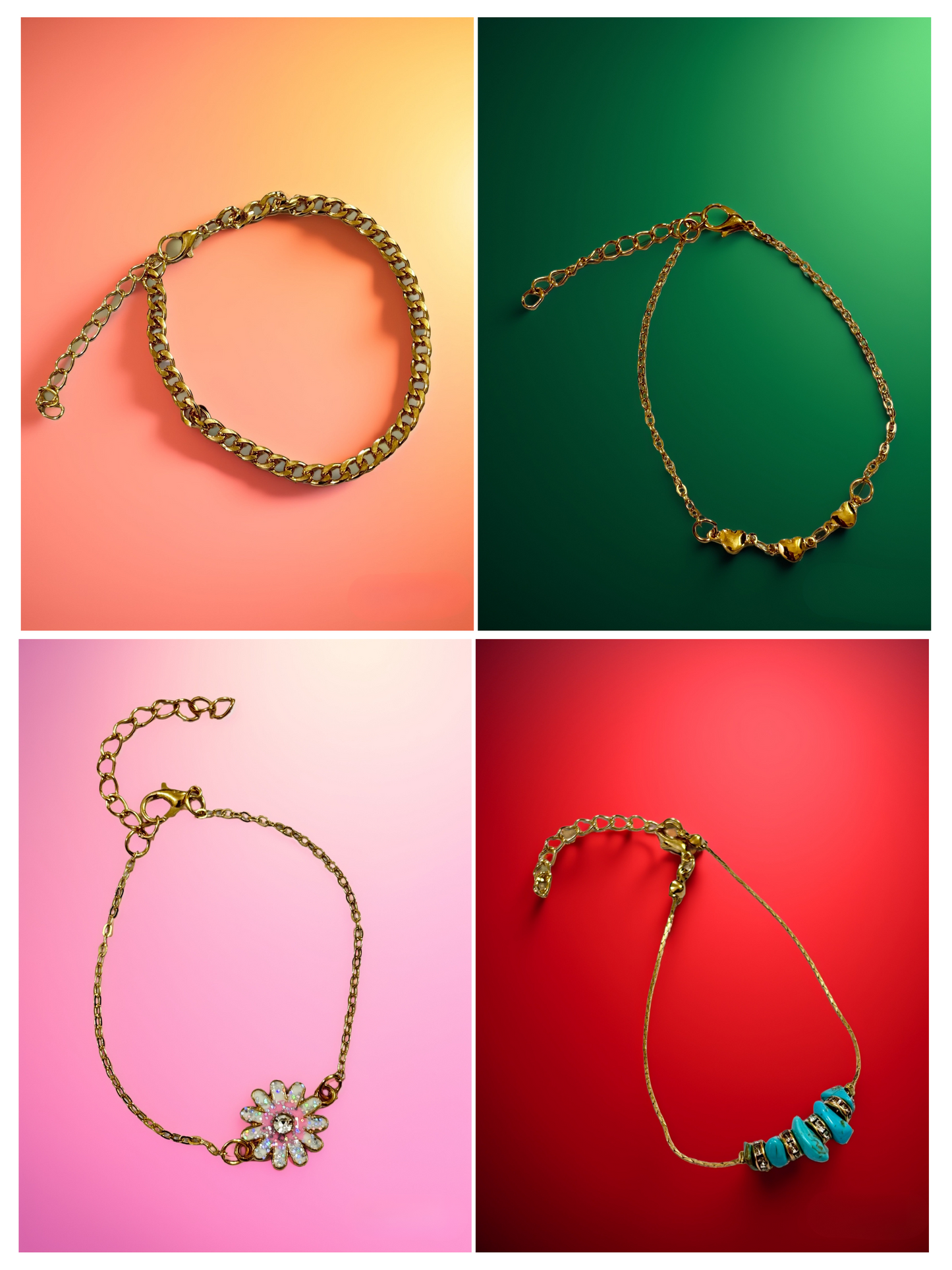 Classic Bracelet Set of 4 | Combo