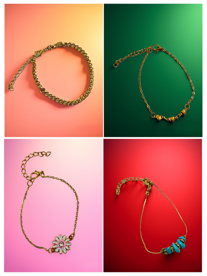Classic Bracelet Set of 4 | Combo
