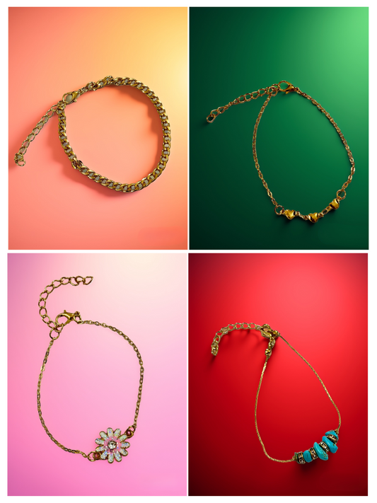 Classic Bracelet Set of 4 | Combo