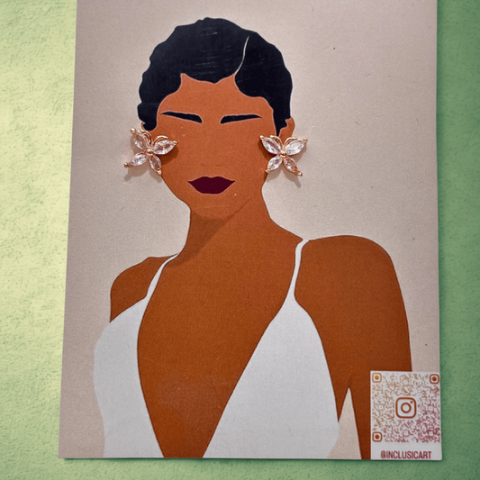 Little butterfly stud earrings