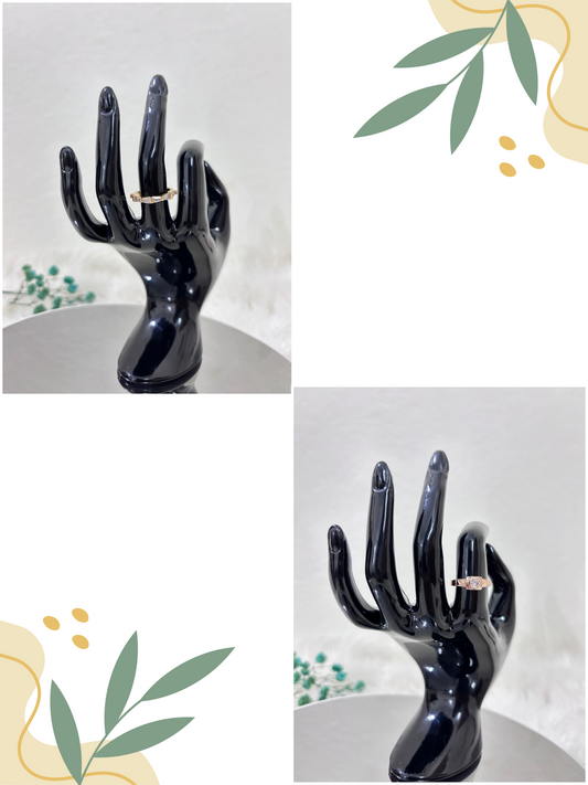 Rose Gold Diamond | Golden Prism | Ring | Combo